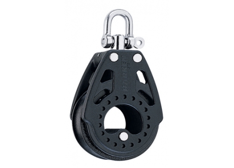 HK2600 57 mm Carbo enkelschijfsblok met wartel