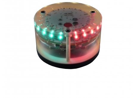 00055 Mantagua LED 3 kleuren toplicht + stroboscoop